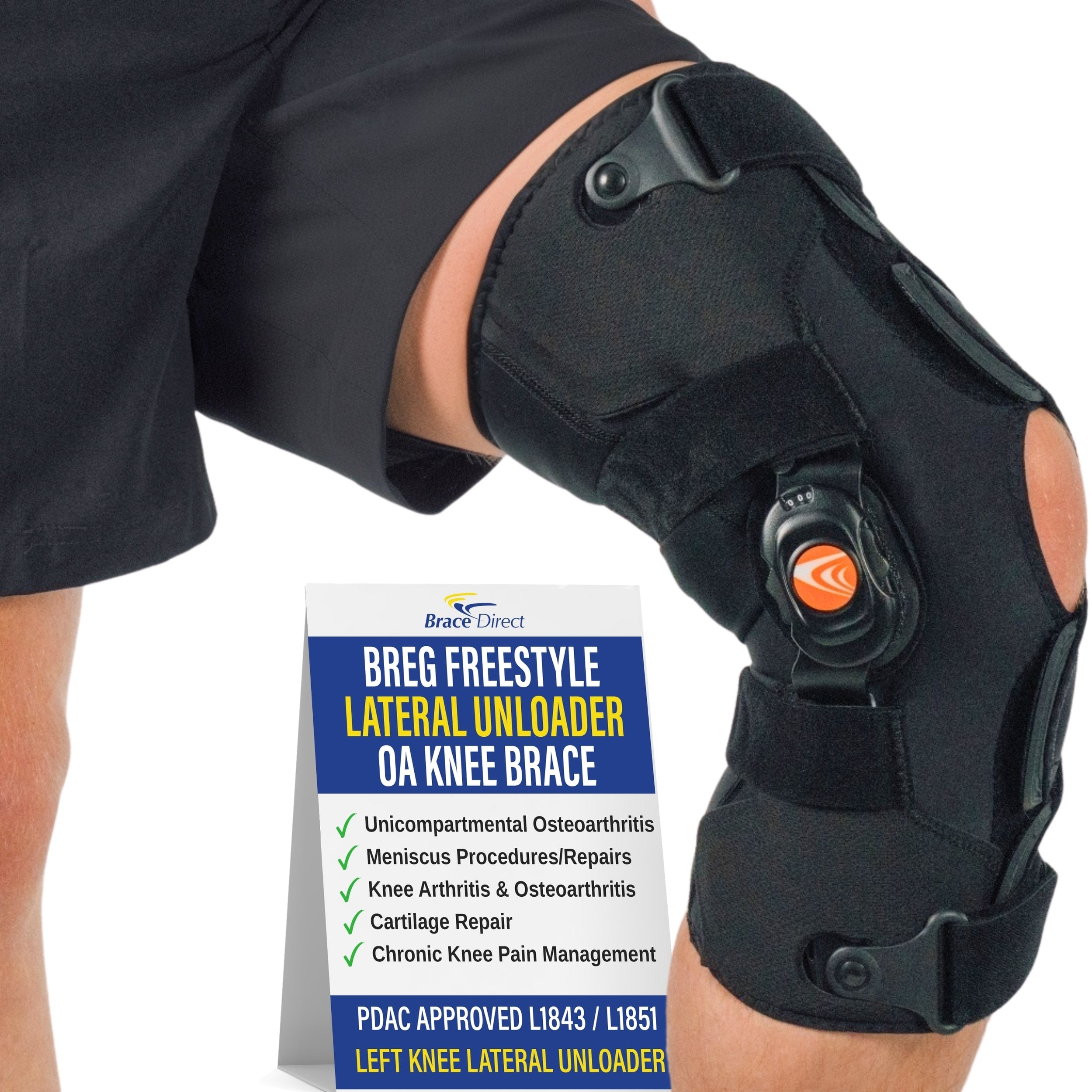 Best OA Unloader Knee Brace for Arthritis | Breg Freestyle OA Knee ...