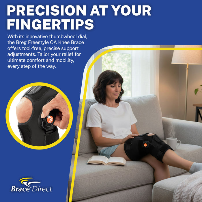 Breg Freestyle Arthritis Knee Brace | OA Unloader Support Brace (L1851/L1843)