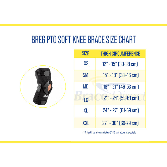 Best Patella Tracking Knee Brace | Breg PTO Neoprene Brace | BraceDirect.com