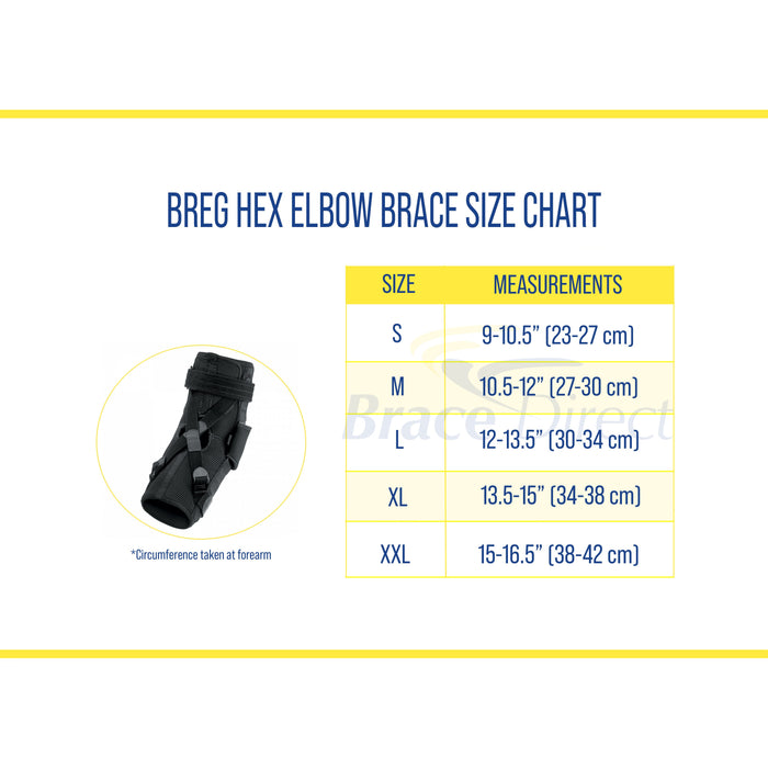 Breg HEX Elbow Brace | Sports & Tendonitis Support | BraceDirect.com