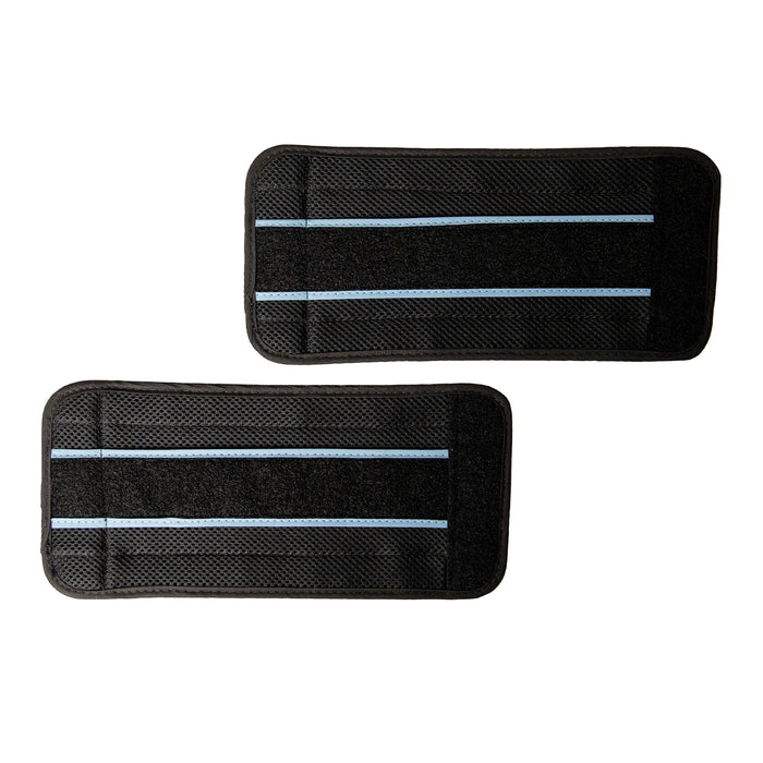 Two extension belts, isolated on a white background.