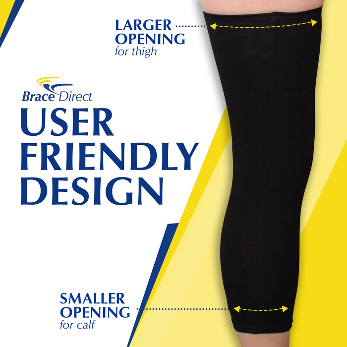 Best Knee Brace Undersleeve | Brace Direct Non-Slip Compression Sleeve | BraceDirect.com