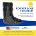 Brace Direct Air Cam Walker Fracture Boot Short – Premium Pneumatic Walking Boot For Foot And Ankle Recovery