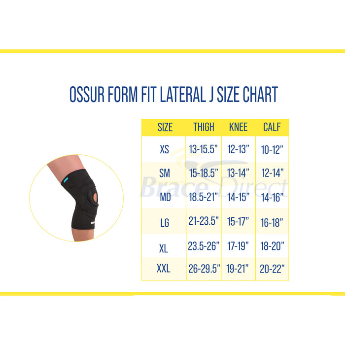 Ossur Form Fit Knee Brace with Hinged Lateral J Support
