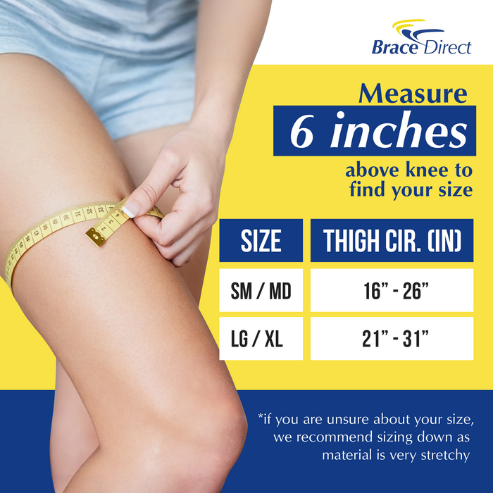 Brace Direct Knee Brace Undersleeve - Breathable Compression Sleeve for Maximum Comfort