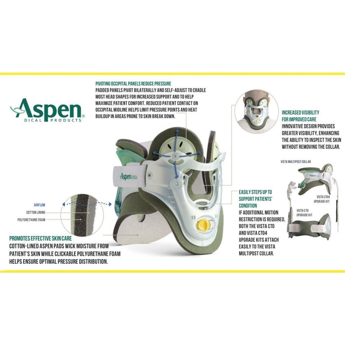 Aspen Vista MultiPost Adjustable Cervical Collar L0180