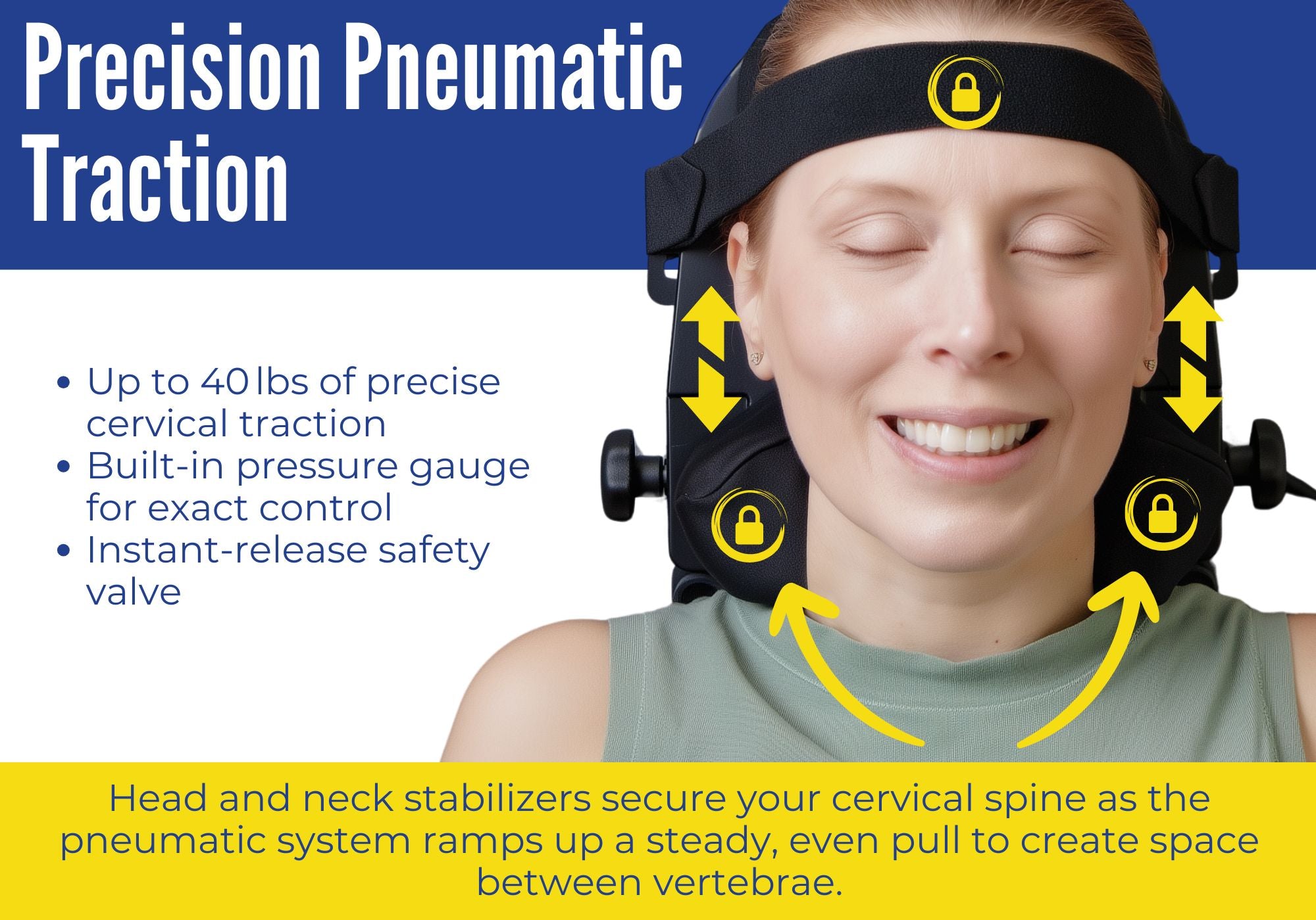 Brace Direct Cervical Traction Unit - Professional Grade At-Home Neck ...