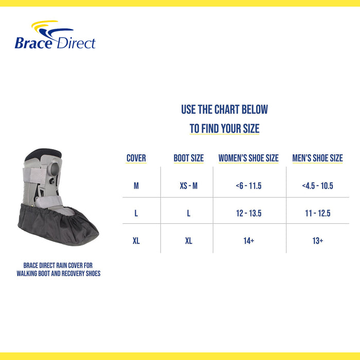 Brace Direct Rain Cover for Walking Boot and Recovery Shoes