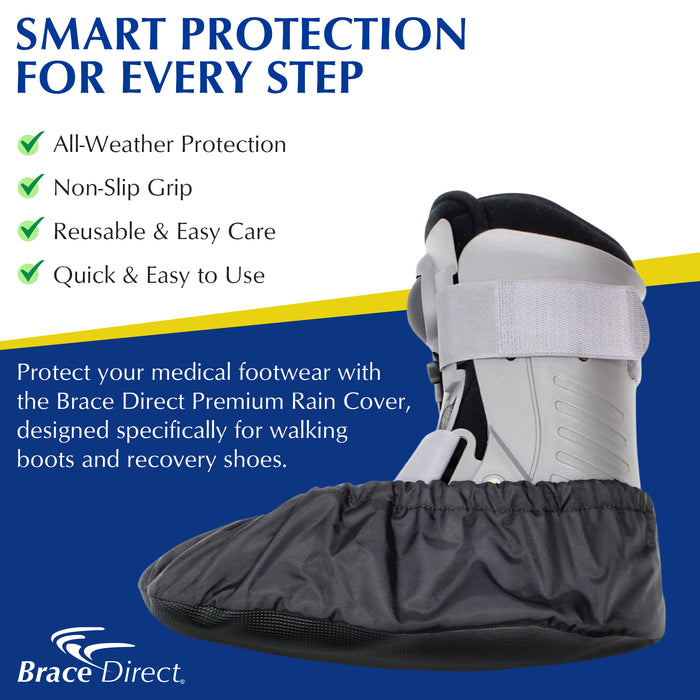 Brace Direct Rain Cover - Weather Protection for Walking Boots & Recovery Shoes