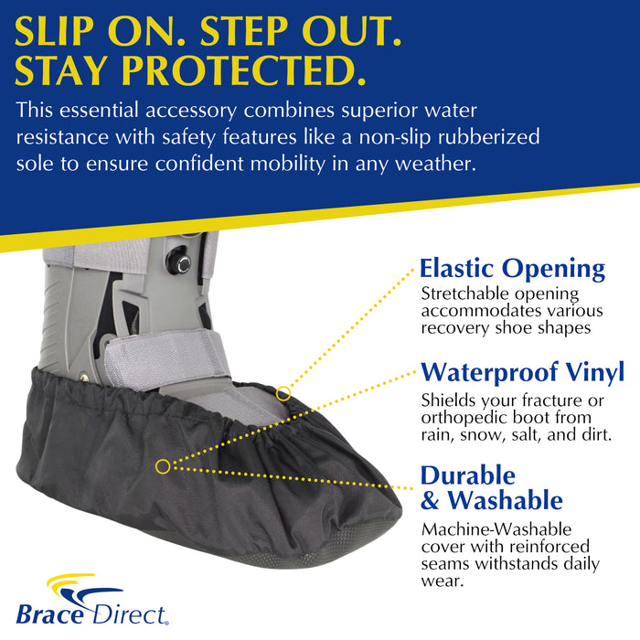Brace Direct Rain Cover - Weather Protection for Walking Boots & Recovery Shoes