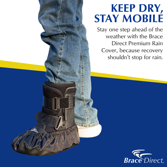 Brace Direct Rain Cover - Weather Protection for Walking Boots & Recovery Shoes