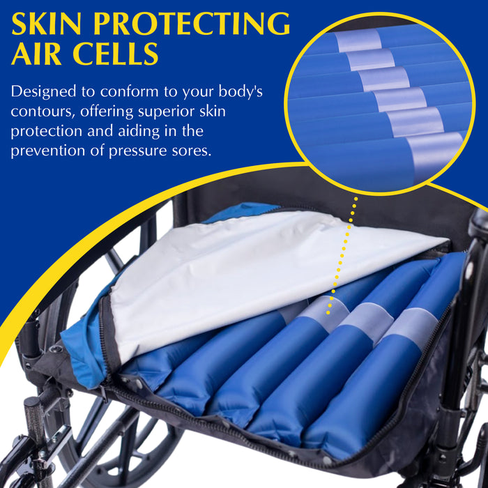 Brace Direct Alternating Pressure Wheelchair Cushion