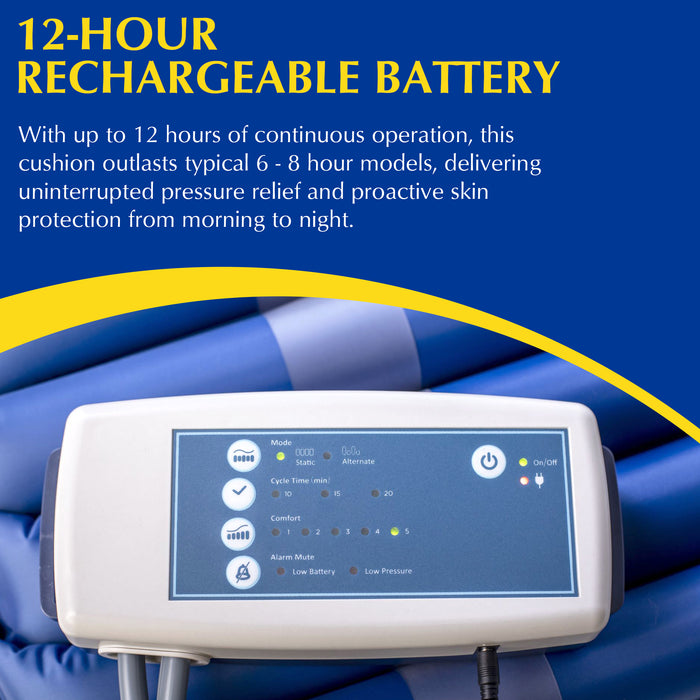 Brace Direct Alternating Pressure Wheelchair Cushion