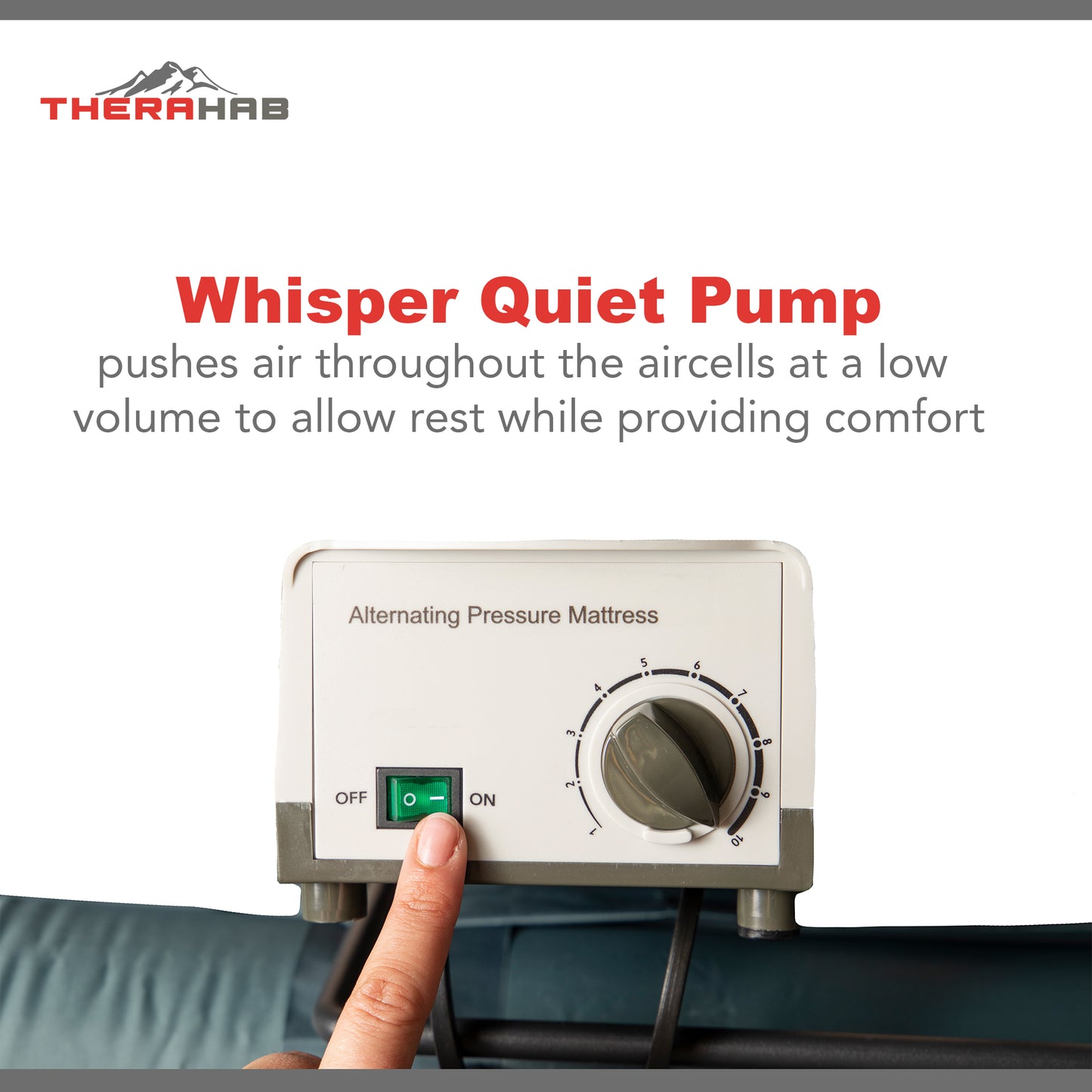 Alternating Pressure Air Mattress 4.5” with Whisper Quiet Electric Pump - Stage 2