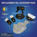 Brace Direct Cervical Traction Comfort Accessory Kit with Replacement Gel Pads & Head Strap