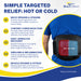 Brace Direct Back Brace Hot/Cold Therapy Pack – Small, Oval & Large – Compatible with most back supports and back braces