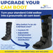 Brace Direct Replacement Liner for Tall Walking Boot Built-In Air Pump | Brace Direct