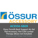 Ossur Formfit Back Support Air Gel Pad Accessory, Hot Cold Lumbar Therapy (Brace not Included)