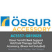 Ossur Formfit Back Support Hot/Cold Therapy Gel Pad Accessory, (Brace not Included)