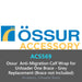 Ossur  Anti-Migration Calf Wrap for Unloader One Brace - Grey Replacement (Brace not Included)
