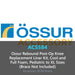 Ossur Rebound Post-Op Knee Replacement Liner Kit, Cool and Full Foam, Pediatric to XL Sizes (Brace Not Included)