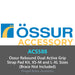 Ossur Rebound Dual Active Grip Strap Pad Kit, XS-M and L-XL Sizes (Brace Not Included)