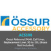 Ossur Rebound DUAL Calf Liner, Replacement Liner, XS to 3XL (Brace Not Included)