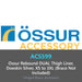Ossur Rebound DUAL Thigh Liner, Doeskin Silver, XS to 3XL (Brace Not Included)
