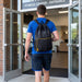Ossur Knee Brace Storage Bag: Black Mesh Backpack, Brace Not Included