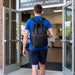 Brace Direct Brace Bag: Mesh Drawstring Backpack for Knee Braces, Front Zip Pocket, One Size, Brace Not Included