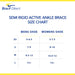 Semi-Rigid Active Ankle Brace Stabilizer – Maximum Support for Sprains, Sports Injury Protection & Recovery (Volleyball, Basketball, Football) by Brace Direct, Right Ankle, Size M (US Shoe Men 9.5-13 / Women 10.5-12)