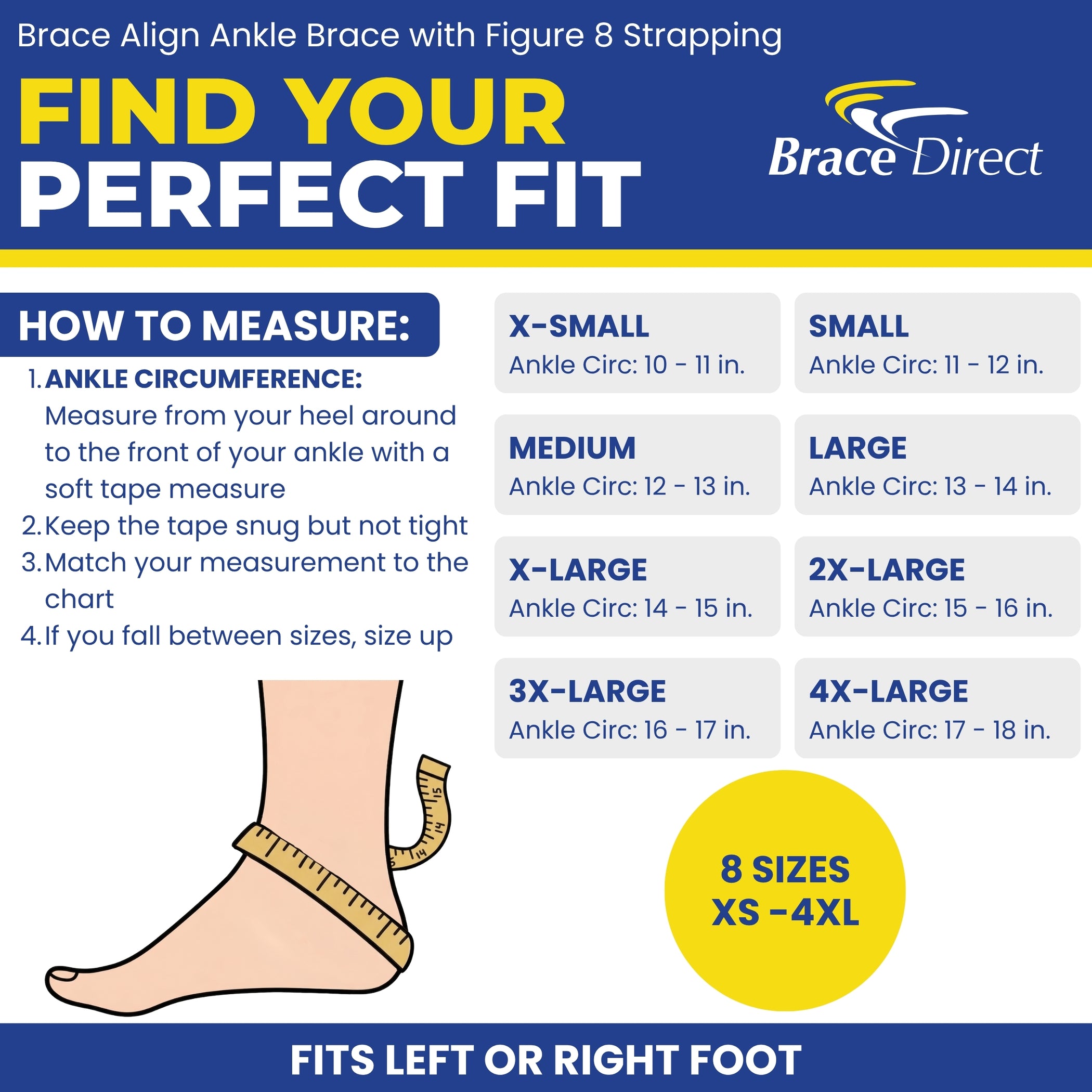 Best Ankle Brace for Tendonitis & Sprains | Brace Align Support ...