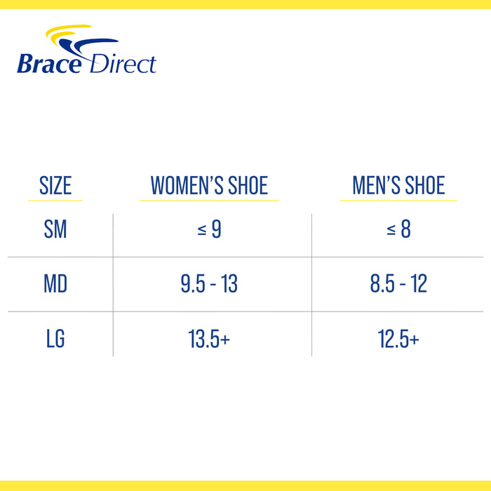 Recovery Ankle Brace – Lightweight Moldable Footplate & Hinged Support for Sprains, Arthritis & Post-Op Stabilization by Brace Direct – Medium Right (US Shoe Men 8.5-12 / Women 9.5-13)