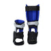Front view of the Brace Direct Recovery Ankle Brace next to the same ankle brace with the Recovery Ankle Brace Extender added.