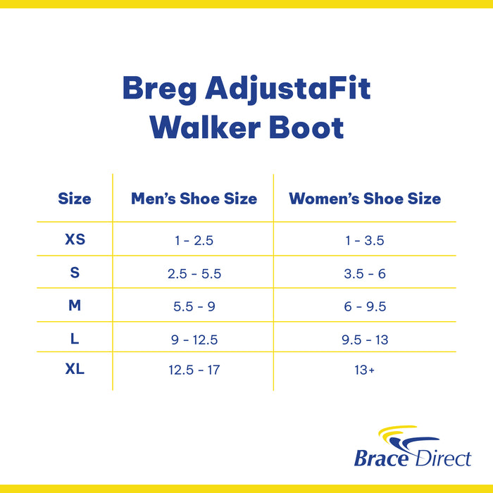 Breg AdjustaFit Wide Walker Boot - Essential Support for Foot and Ankle Recovery