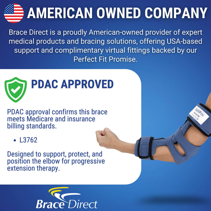 SoftPro Bend to Fit Elbow Orthosis L3762 - Custom Elbow Brace for Contracture Relief