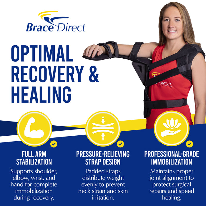 Brace Align Deluxe Shoulder Brace - Professional Rotator Cuff Support & Recovery Brace PDAC L3960