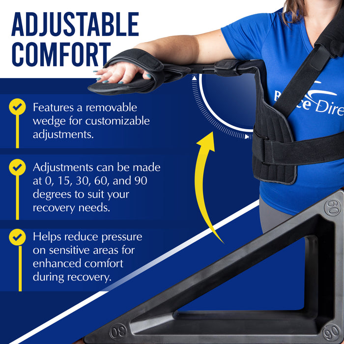 Brace Align Deluxe Shoulder Brace - Professional Rotator Cuff Support & Recovery Brace PDAC L3960