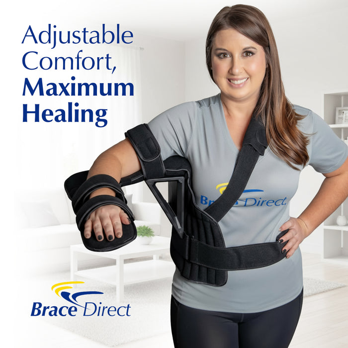 Brace Align Deluxe Shoulder Brace - Professional Rotator Cuff Support & Recovery Brace PDAC L3960