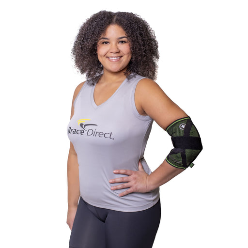 Plus Size Knit Compression Sleeve for Elbow - Bort by Brace Direct - Comfort for Every Body
