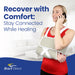 Brace Direct Foam Arm Sling Shoulder Immobilizer - Comfortable Support for Rotator Cuff Recovery
