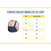 Standard Lightweight Envelope Shoulder Immobilizer- Adjustable Arm Sling- for Dislocation, Post Surgical Support, Sprains and Injury by Brace Direct