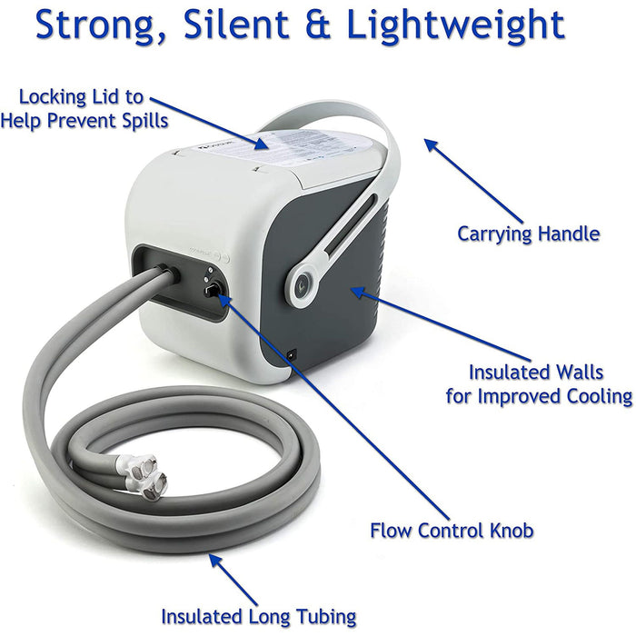 Ossur Cold Rush Cold Therapy Machine – Post-Surgery Pain Relief for Knees, Shoulders, and Joints