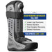 Ossur Rebound Air Walker Tall Boot For Ankle Injuries - Premium Walking Boot With Rocker Bottom