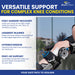 Ossur Rebound Post-Op Knee Brace - Professional Grade ROM Control and Immobilization - L1832 L1833