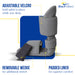 Padded Night Splint 90 Degree Immobilizing Stretching Sleeping Boot - Recovery for Plantar Fasciitis, Drop Foot, Achilles Inflammation, Heel Spurs and more by Brace Direct