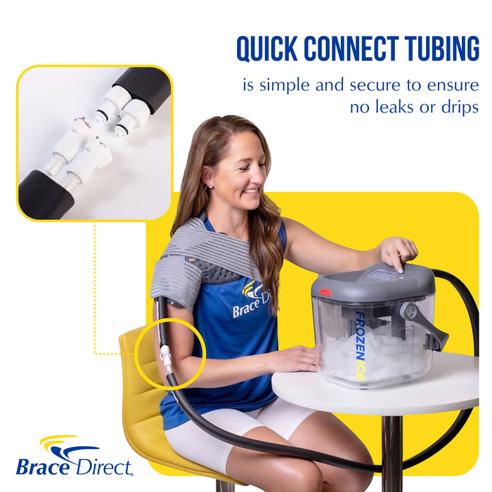 Brace Direct Frozen Ice Cold Therapy Machine – Advanced Pain Relief for Shoulder, Knee, and Hip Recovery