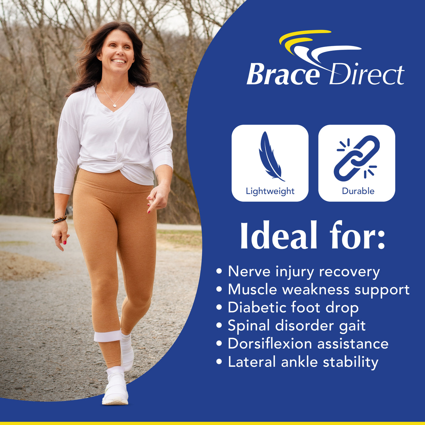 Best AFO for Foot Drop Recovery | Brace Direct Leaf Spring AFO ...