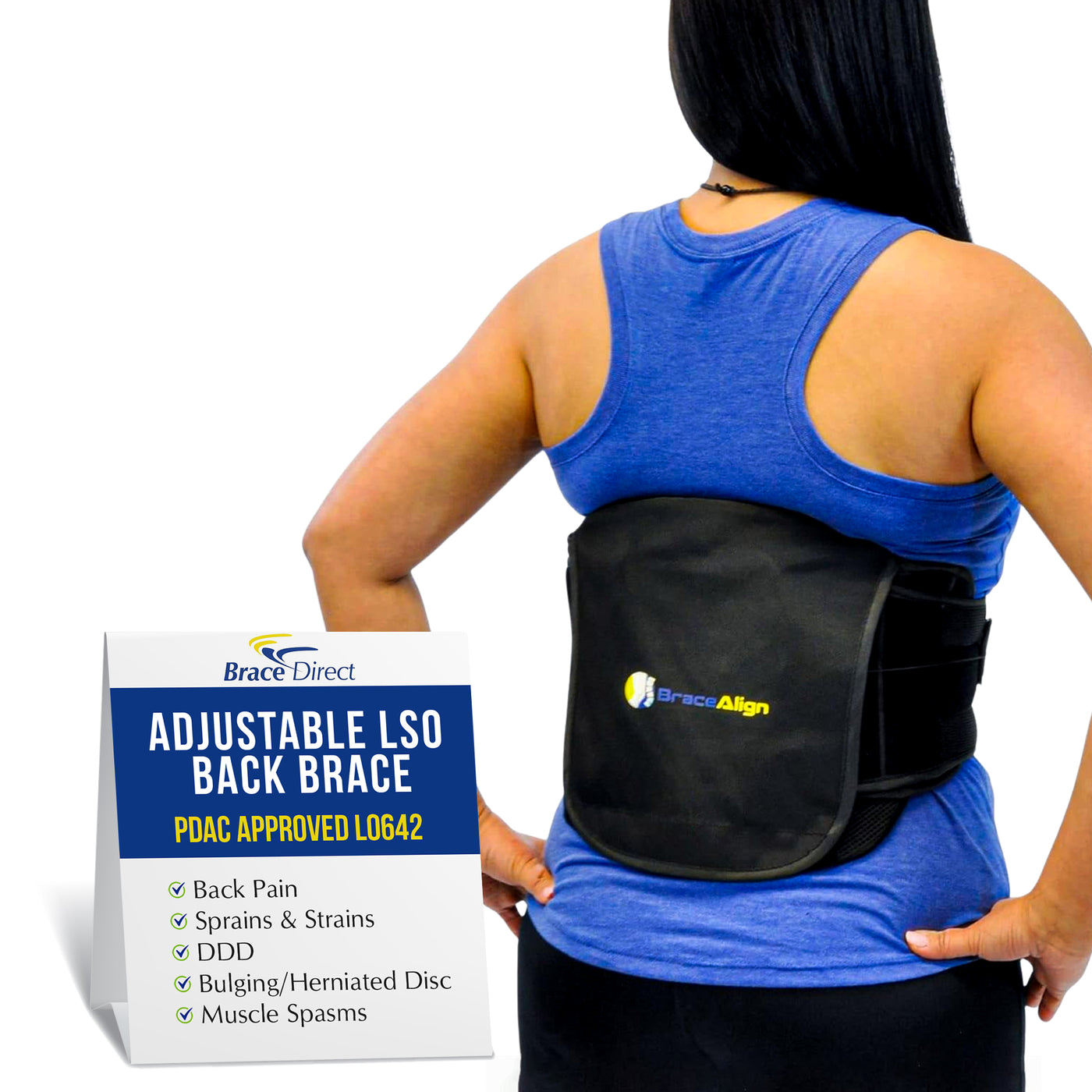 Best Back Brace for Lower Back Pain | Brace Align LSO Back Brace L0642 ...