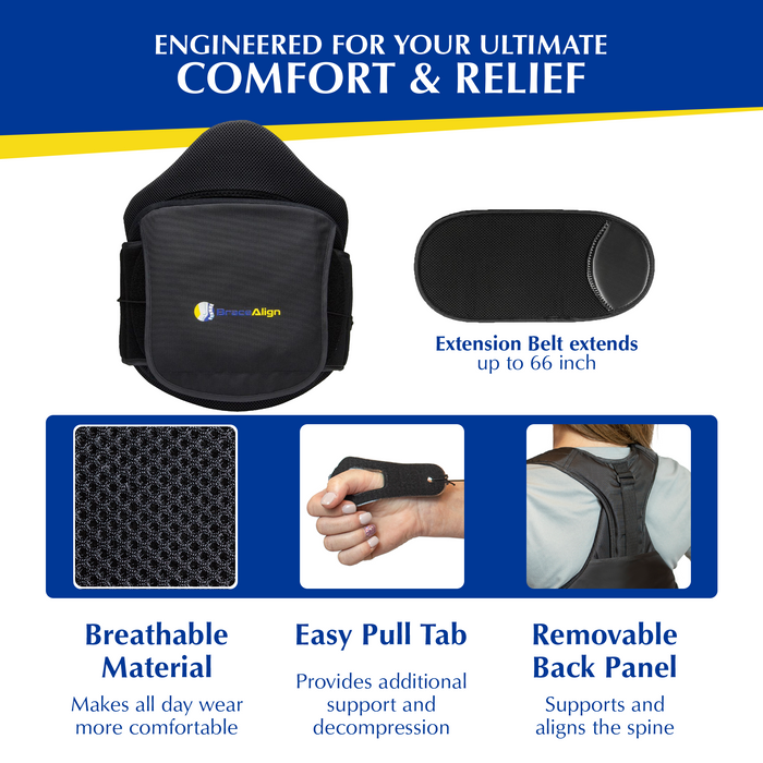 Brace Align Vertebralign Lso Back Brace For Lower Back Pain And Sciatica Relief - L0631 L0637 L0650 L0648